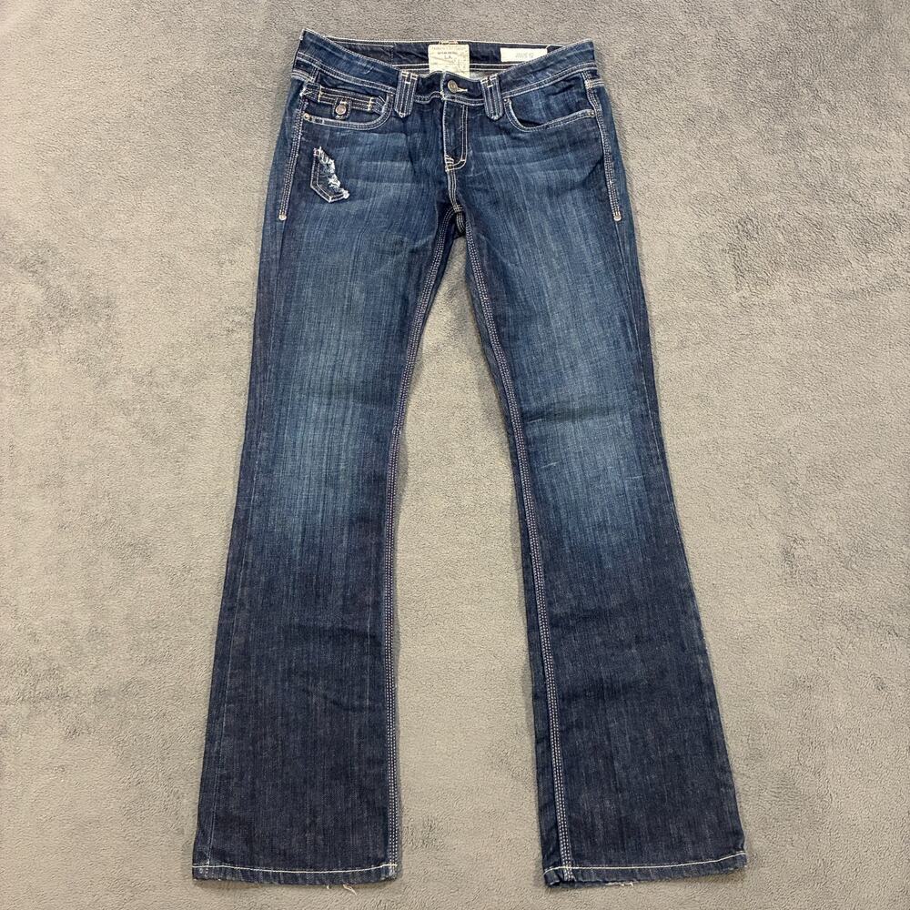 Taverniti So Jeans Janis 18 Blue Bootcut Jeans Dark Wash Denim Women's Size 31